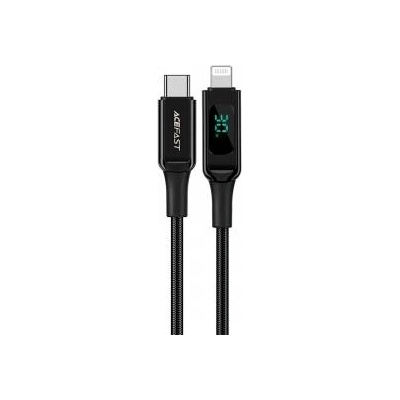 Acefast Cable USB-C to Lightning Acefast C6-01, 30W, MFi, 1.2m (black)