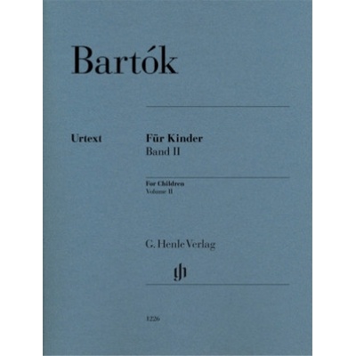For Children Volume 2 noty pre klavír skladateľa Béla Bartók