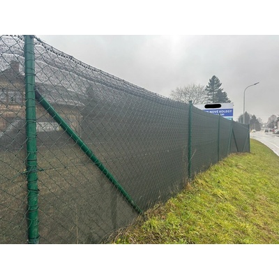 GTEX Stínící tkanina na plot rašlový úplet 90 %, 110 g/m², 125 cm × 50 m, antracit