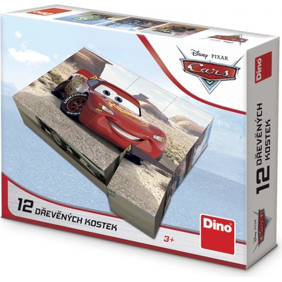 Dino licenční kostky Cars Jízda 12 kostek