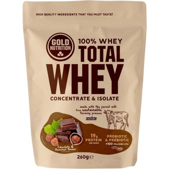 GoldNutrition Total Whey | Concentrate & Isolate [260 грама] Ванилия