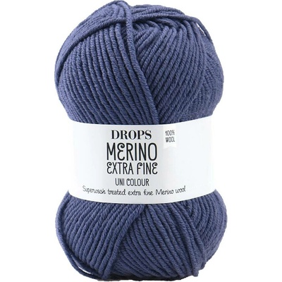 Drops Merino Extra Fine 13 džínově modrá