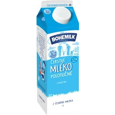 Bohemilk mléko čerstvé 1,5% 1 l