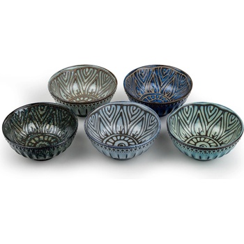 Bredemeijer group (Нидерландия) Комплект от 5 купички за чай bredemeijer jara порцеланови - флорални мотиви (br 147091)