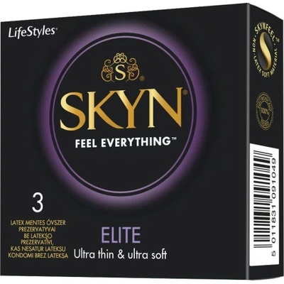 Skyn 3 бр. Тънки нелатексови презервативи Skyn Elite