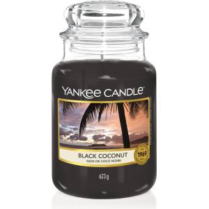 Yankee Candle scented candle in a glass (large) | Black Coconut | Candle with a long burning time of up to 150 hours Perfect gifts for women - 1254003EZ (1254003EZ)