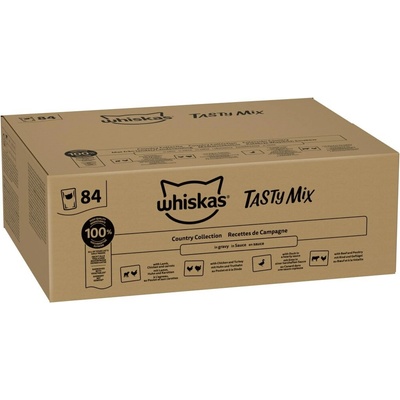 Whiskas 1+ Adult 84 x Country collection v omáčke 85 g