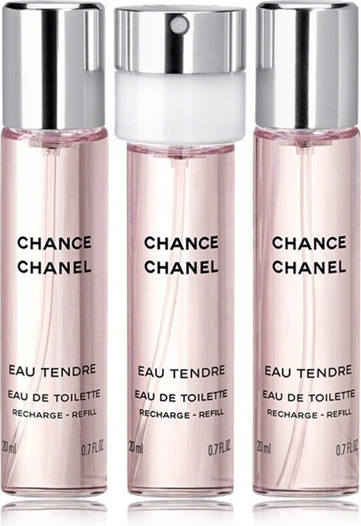 Chanel Chance Eau Tendre toaletní voda dámská 3 x 20 ml náplň