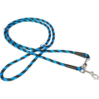 Vodítko přepínací lano Spirála BaF 1 cm x 2,4 m černo-modrá