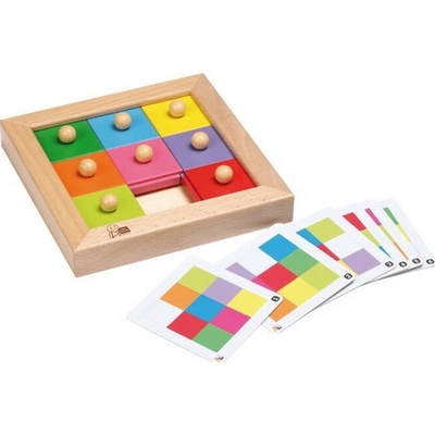 Eduplay Drevená posuvná hra so 6 kartami