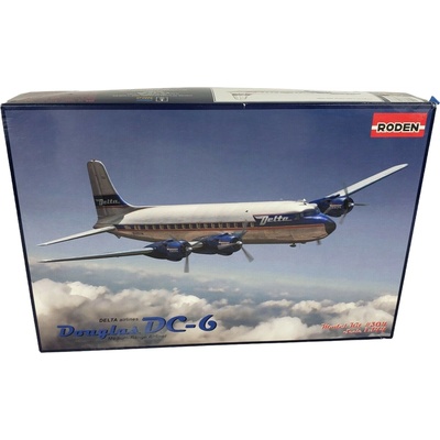 Roden Douglas DC-6 Delta American Civil Plane 1:144