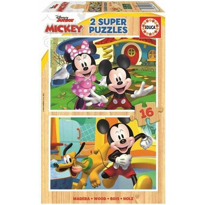 Educa Mickey & Minnie 2 x 16 dílků