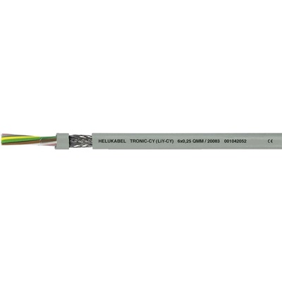 Helu 20034-500 dátový kábel LiYCY 8 x 0.25 mm² sivá 500 m