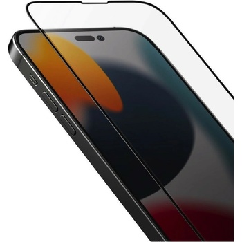 Uniq Протектор от закалено стъкло /Tempered Glass/ за Apple iPhone 14 Pro, Uniq Optix, черен/прозрачен (UNIQ-IP6.1P(2022)-VIVIDCLEAR)