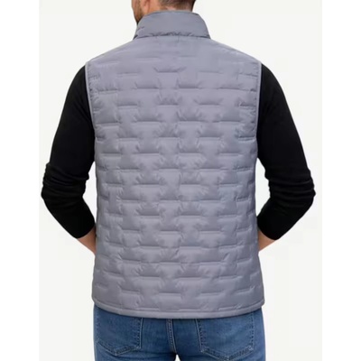 Jack&jones Quilted Sleeveless Vest Grey