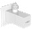 Mexen S ъглов вентил за батерия 1/2"x3/8", бял - 79971-20 (79971-20)