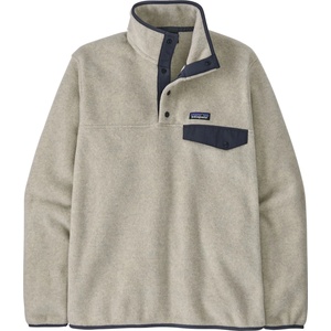 Patagonia Мъжки поларен пуловер Patagonia Lightweight Synch Snap-T P/O Fleece jumper - Oatmeal Heather / New Navy - размер XL (005-4270-5015)