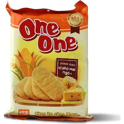 ONE ONE Ryžové krekry s kukuricou a syrom 118 g