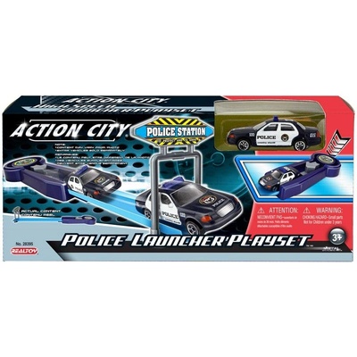 REALTOY Startovací zařízení k dráze + policie