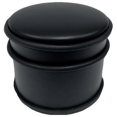 Walteco Dverová zarážka priemer 90x75mm, 1,2kg, voľne stojaca, čierna , 5642