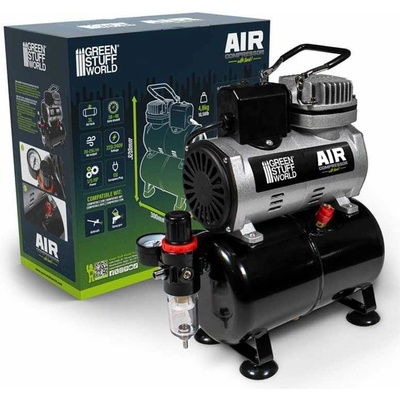Green Stuff World Airbrush Compressor with Tank / Airbrush kompresor s tlakovou nádobou