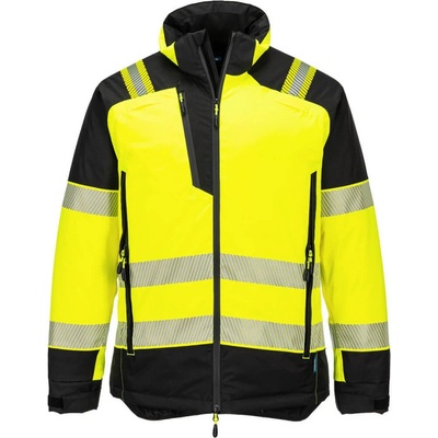 Portwest bunda T160 reflexní voděodolná zimní žltá/čierna