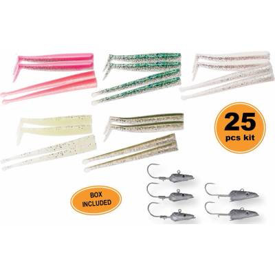 Savage Gear pilker Sandeel Kit 10+11cm 16+22 g 25ks