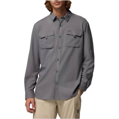 Columbia Мъжка риза с копчета Columbia Silver Ridge Utility II L/S Shirt - City Grey - размер XL (033-3035-0214)