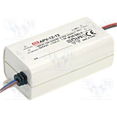 MEAN WELL APV-12-5 Napájecí zdroj: spínaný; LED; 10W; 5VDC; 2A; 90÷264VAC; 127÷370VDC