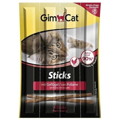 GimCat Sticks Chicken Саламени пръчици с птиче месо 4 бр