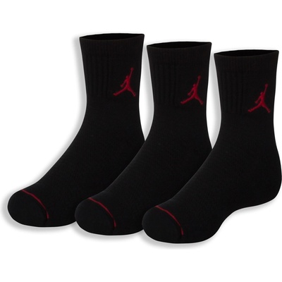 Air Jordan Юношески чорапи Air Jordan Jumpman Quarter Sock Junior - Black