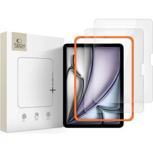 Tech-Protect easy set+ 2-pack закалени защитни стъкла за ipad air 11 6 / 7 / 2024-2025 прозрачно