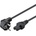 PremiumCord Захранващ кабел CEE7/7, SCHUKO - C15 M/F, 2 m, черен KPSPS2 (KPSPS2)