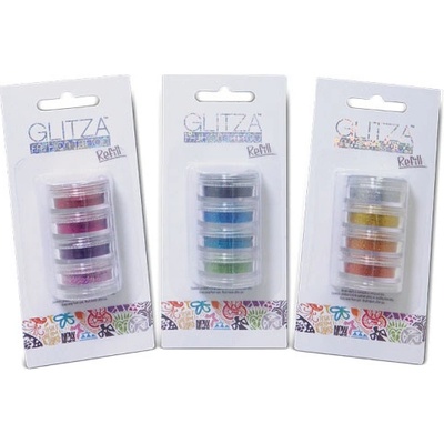 KNORRTOYS GLITZA Refill set GLITZA Náhradní sada třpytkový pudr 4ks SET SET 1