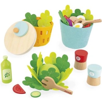Janod - Игрален комплект - Направи си сам салата (J06595)