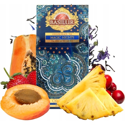 BASILUR Magic nights čierny sypaný čaj 100 g
