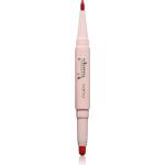 PUPA Vamp! Creamy Duo червило и молив за контур за устни 2 в 1 цвят 011 - Orange Red 0.8 гр