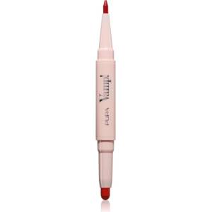 PUPA Vamp! Creamy Duo червило и молив за контур за устни 2 в 1 цвят 011 - Orange Red 0.8 гр