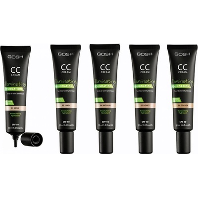 Gosh CC krém Illuminating Foundation make-up 4 Natural 30 ml