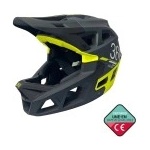 eWheel Каска full face eWheel Integra Sport черно зелено L