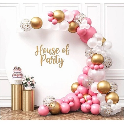 LUKY Balónková girlanda Pink Happy