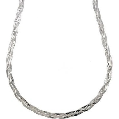 InfinitySilver Strieborný náhrdelník splietaný 3R 16010353R55