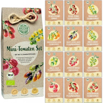 Loveplants Mini sada bio paradajkových semien - 1 sada