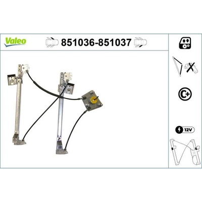 Zvedací zařízení oken VALEO 851036