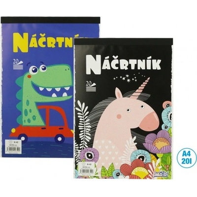 Notes Bohemia Náčrtník A4 20l N42
