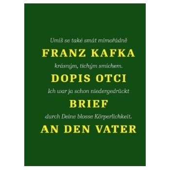 Dopis otci / Brief an den Vater - Franz Kafka