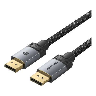 Кабел Vention DisplayPort v2.1 M/M, 2m, черен, 16K@60Hz, екраниран - HGBHH (HGBHH)