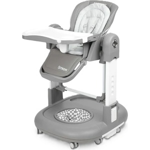 Caretero Столче за хранене 3 в 1 Caretero - Sitron, сиво (TERO-7740) - ozone