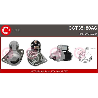 CASCO Štartér CST35180AS