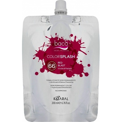 Kaaral Colorsplash 66 Red Cervena 200 ml